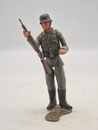Veludført model af tysk soldat