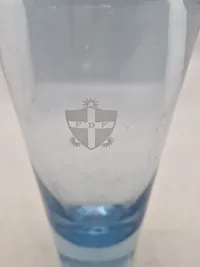 Holmegaard vase med spejderlogo