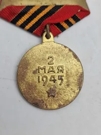 Original russisk krigsdeltager medalje (ww2)