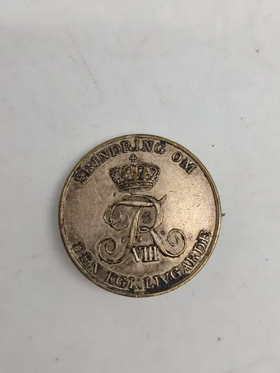 Pin til erindring om den kongelige livgarde 1908