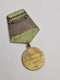 Original Soviet Russian WWII Medal For the Defence of the Leningrad