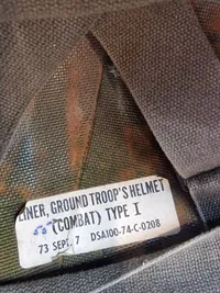 Original amerikansk hjelm - Vietnamkrigen