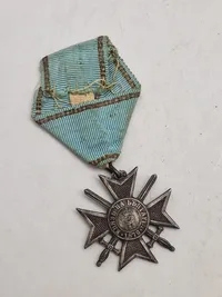 Original Bulgaria Royal Military Soldier Cross for BRAVERY Medal World war I Order