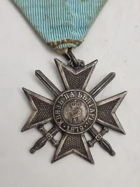Original Bulgaria Royal Military Soldier Cross for BRAVERY Medal World war I Order