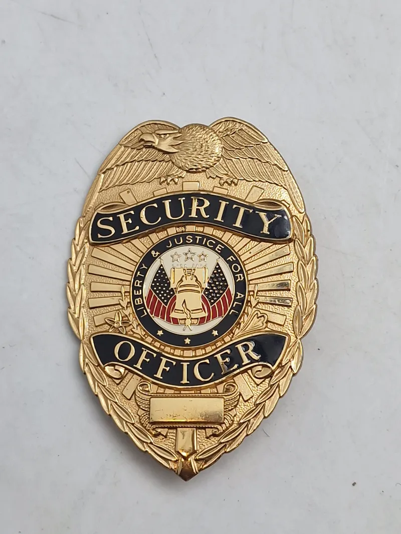 Originalt politiskilt - Security Officer