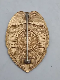 Originalt politiskilt - Security Officer