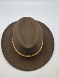 Sjælden original sommerhat fra det Salt Lake County police med slangeskind