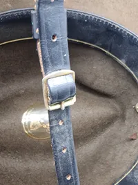 Sjælden original sommerhat fra det Salt Lake County police med slangeskind