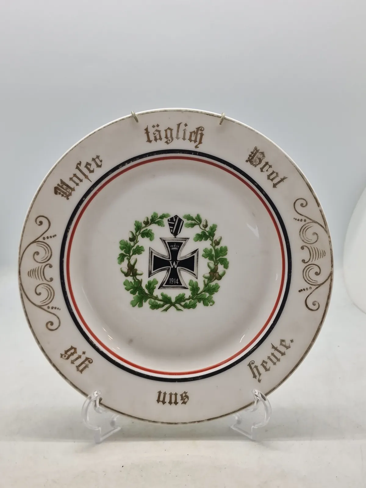 Original tysk ww1 tallerken