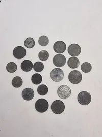 Samling originale tyske ww2 mønter