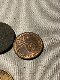 Samling originale tyske mønter - ww2