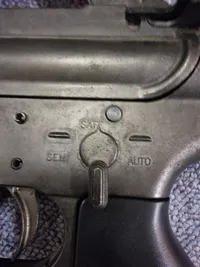Amerikansk Colt M/16 riffel (Replica) fuld vægt og metal