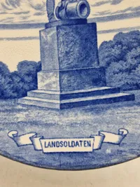 Original plakette - Landsoldaten