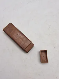 Original tysk bakelit dåse med antigas middel - ww2