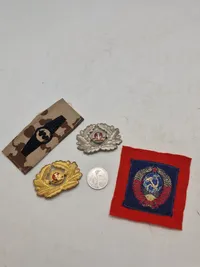 Samling diverse militaria