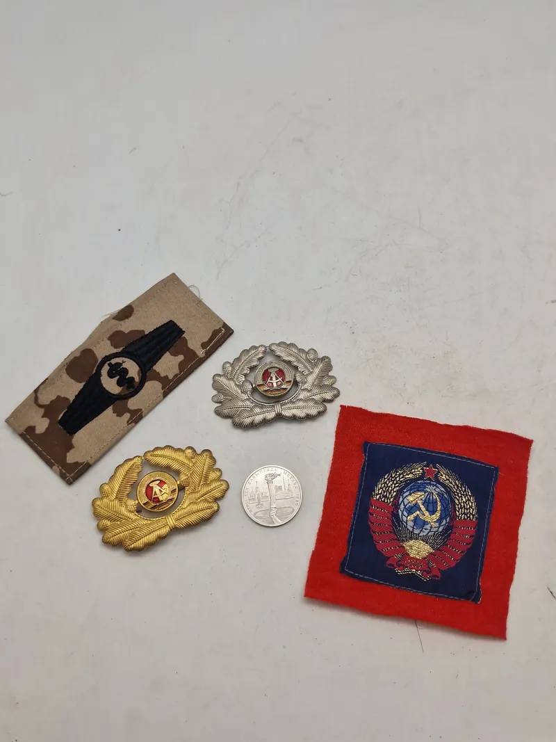 Samling diverse militaria