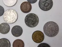 Samling originale tyske ww2 mønter