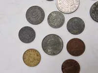 Samling originale tyske ww2 mønter