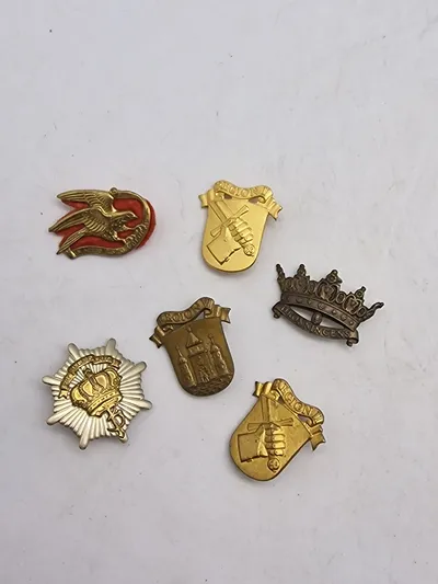 Samling regiments mærker