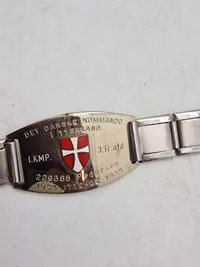 Originalt armbånd fra den danske brigade i Tyskland