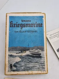 Originalt sæt Kriegsmarine spillekort