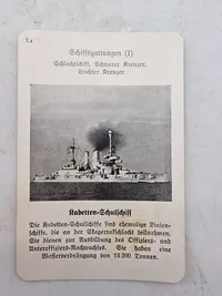 Originalt sæt Kriegsmarine spillekort