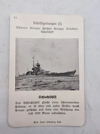 Originalt sæt Kriegsmarine spillekort