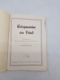 Original Kriegsmarine bog - ww2