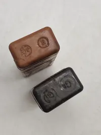 Originale tyske bakelit antigas bøtter - ww2