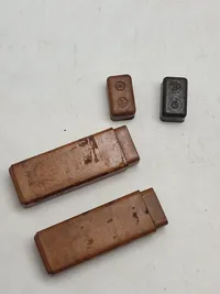 Originale tyske bakelit antigas bøtter - ww2