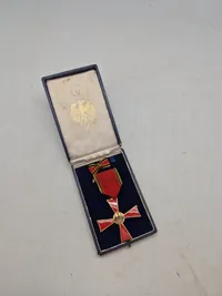 Originalt Germany, Federal Republic. An Order Of Merit, Cross Of Merit For Men On Employment Jubilee Ribbon 1957-1966
