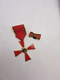 Originalt Germany, Federal Republic. An Order Of Merit, Cross Of Merit For Men On Employment Jubilee Ribbon 1957-1966