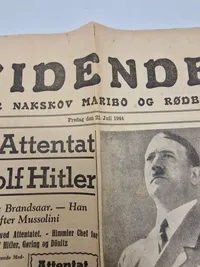 Original dansk ww2 avis