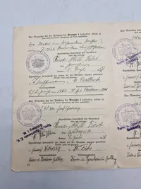 Originalt urkunde for sportsabzeichen - ww2