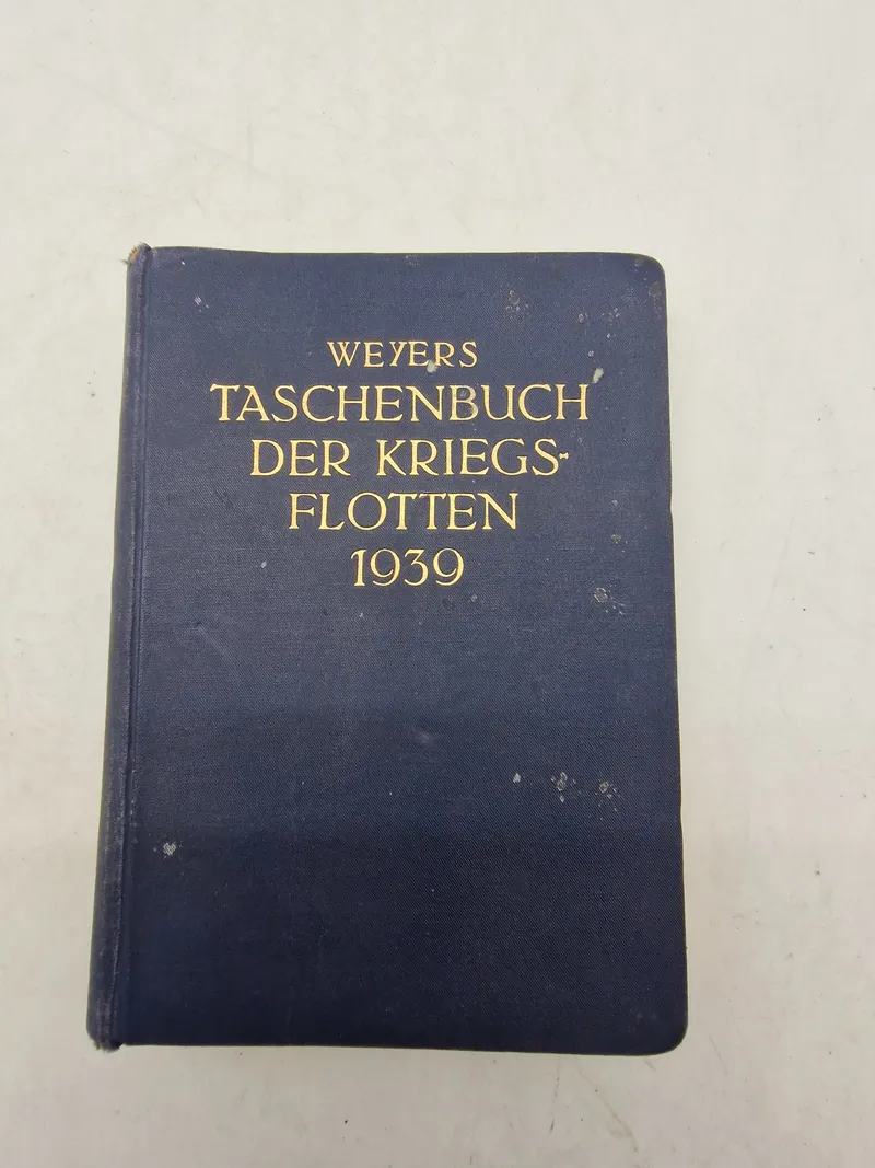 Original WEYERS TASCHENBUCH DER KRIEGS- FLOTTEN 1939