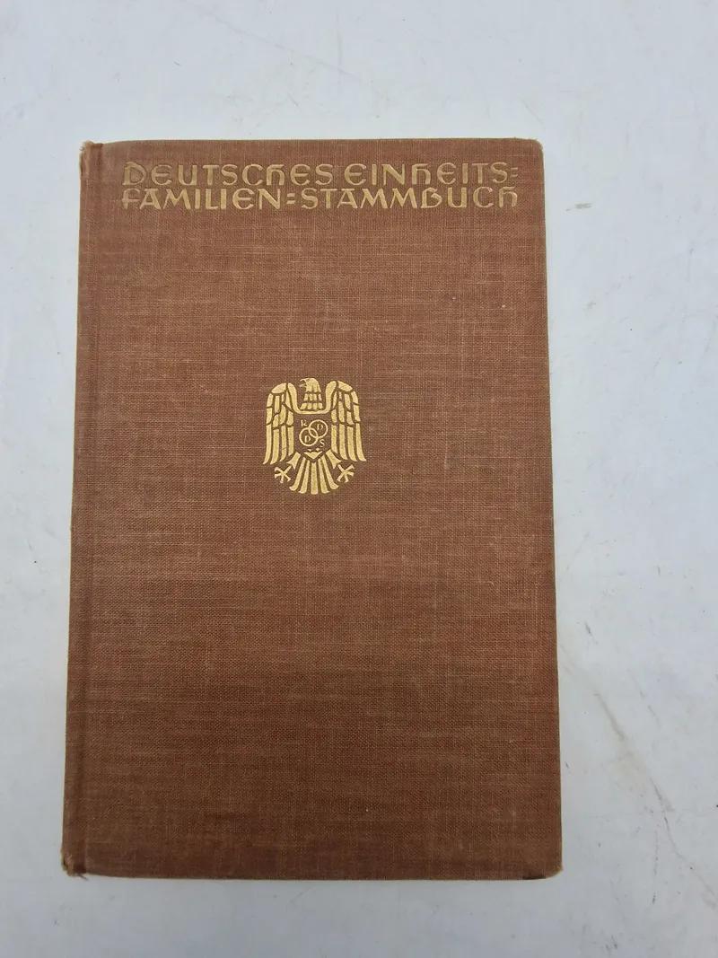Original tysk ww2 familie stambog
