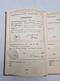 Original tysk ww2 familie stambog