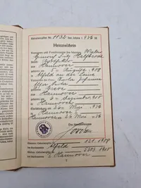 Original tysk ww2 familie stambog
