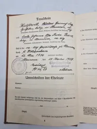 Original tysk ww2 familie stambog