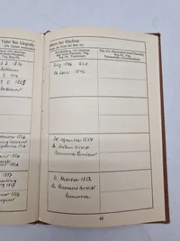 Original tysk ww2 familie stambog