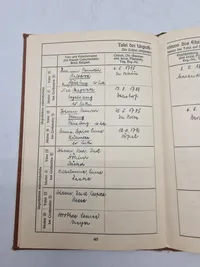 Original tysk ww2 familie stambog