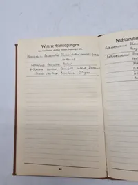 Original tysk ww2 familie stambog