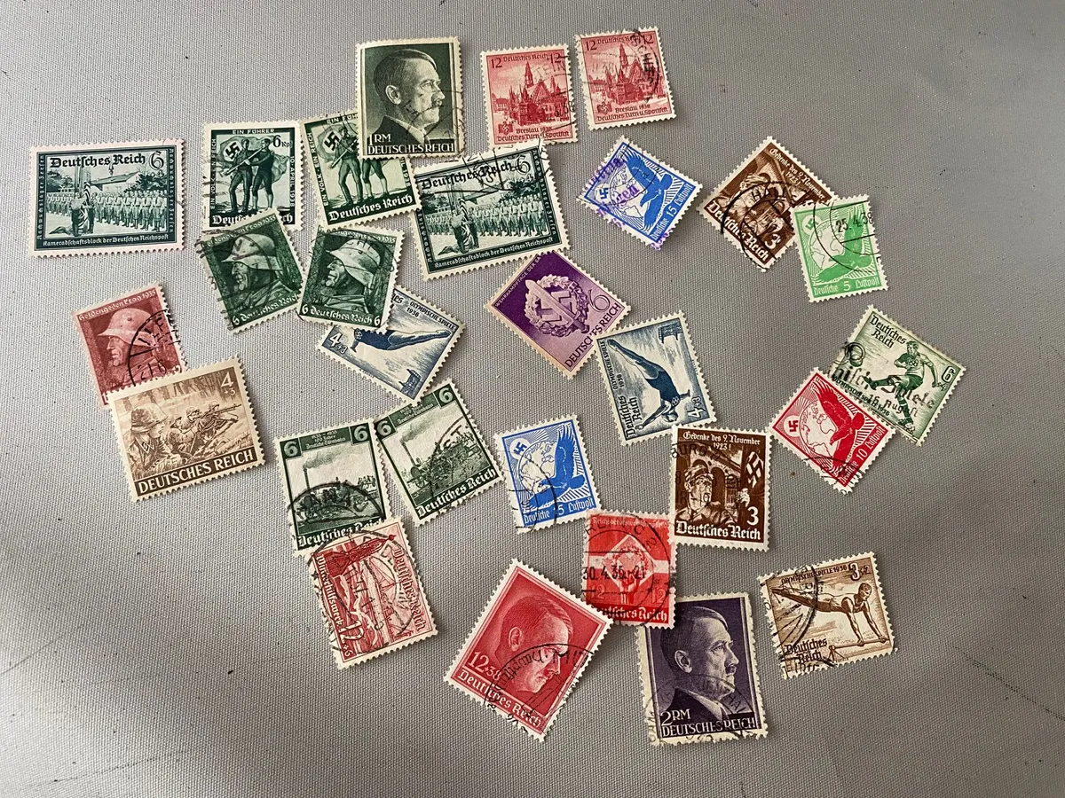 Lot originale tyske ww2 frimærker
