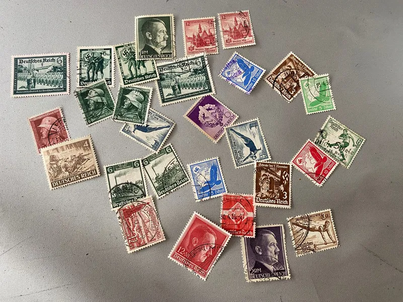 Lot originale tyske ww2 frimærker