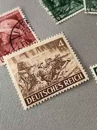 Lot originale tyske ww2 frimærker