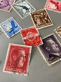 Lot originale tyske ww2 frimærker