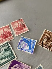 Lot originale tyske ww2 frimærker
