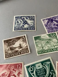 Lot originale tyske ww2 frimærker