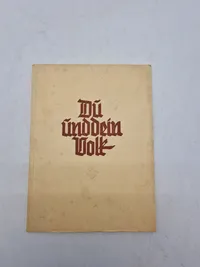 Originalt tysk ww2 urkunde