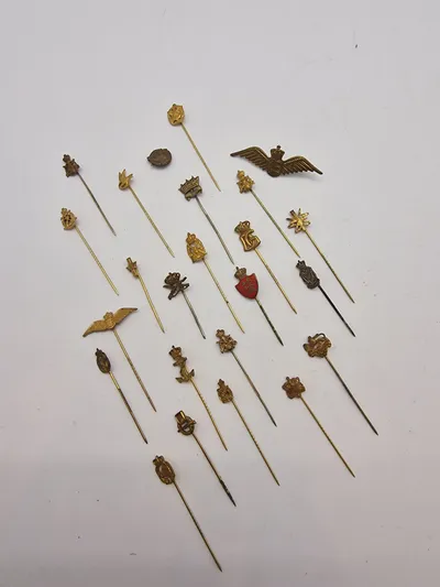 Samling diverse pins